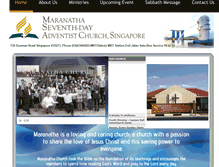 Tablet Screenshot of mymaranatha.com